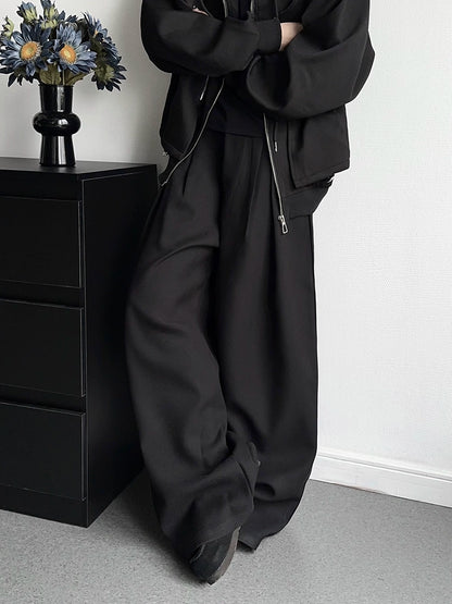 Deconstructed Wide Leg Trousers WN19361