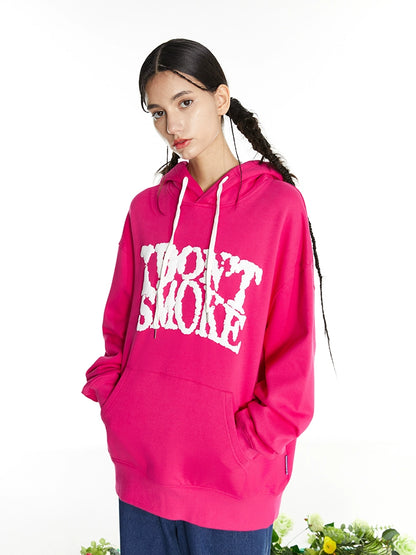 Puffy Cloud Print Fleece Pullover Hoodie WN10065