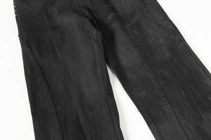 Wash Tapered Full-Length Denim Jeans WN25666