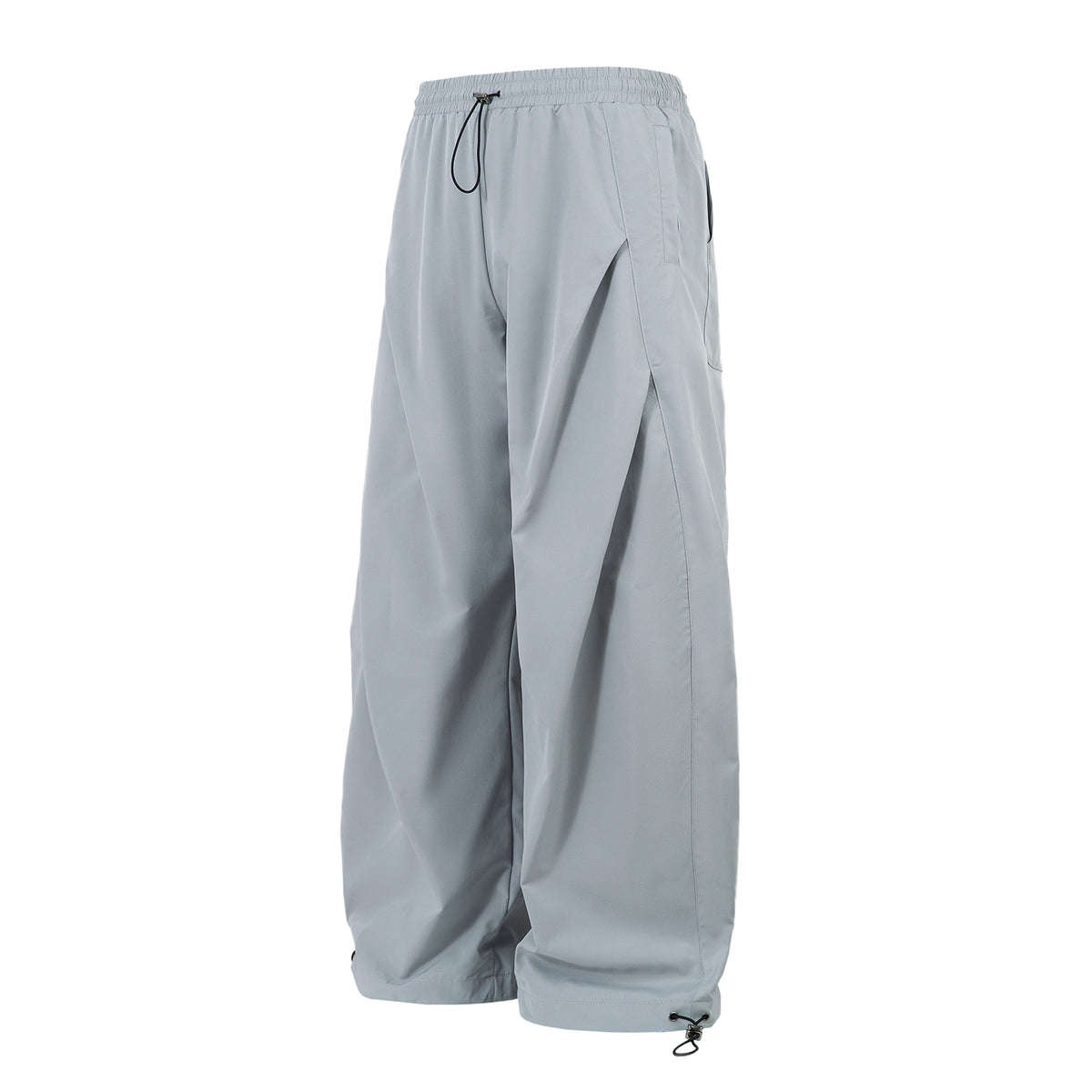 Lightweight Pleats Wide Leg Cargo Pants WN26862