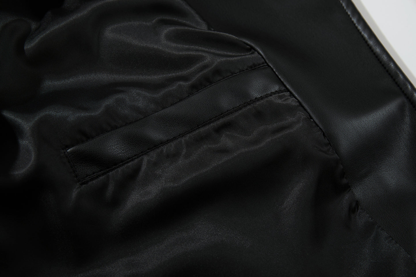 Zip-Up Belted Metal Buckle PU Leather Jacket WN23082