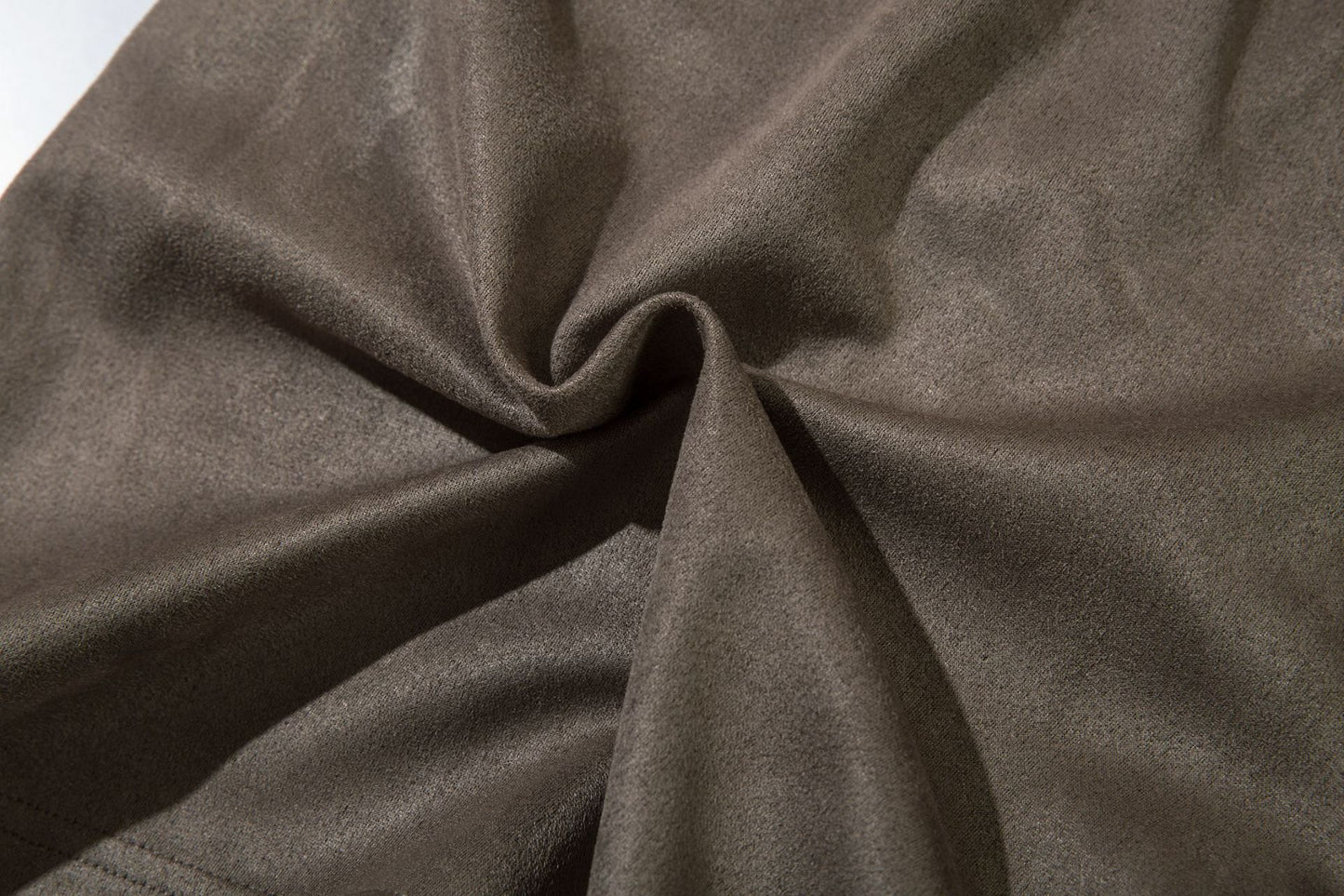 Suede Embroidery Wide Leg Half Pants WN16205