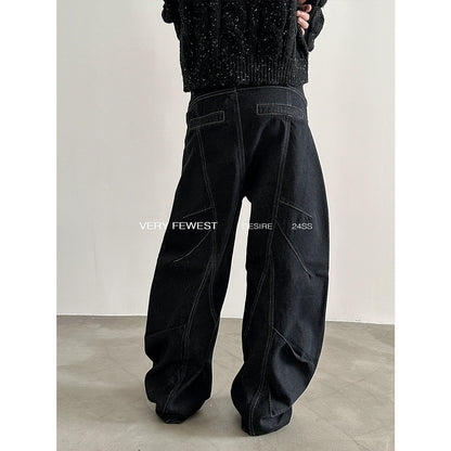 Black Washed Denim Jeans WN8948