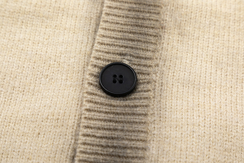 Oversize V-Neck Knit Cardigan WN11401