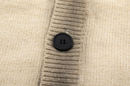 Oversize V-Neck Knit Cardigan WN11401