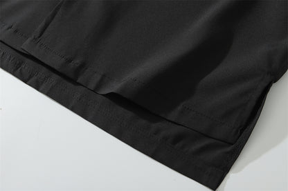 Oversize Plain Open Collar Shirt WN16202