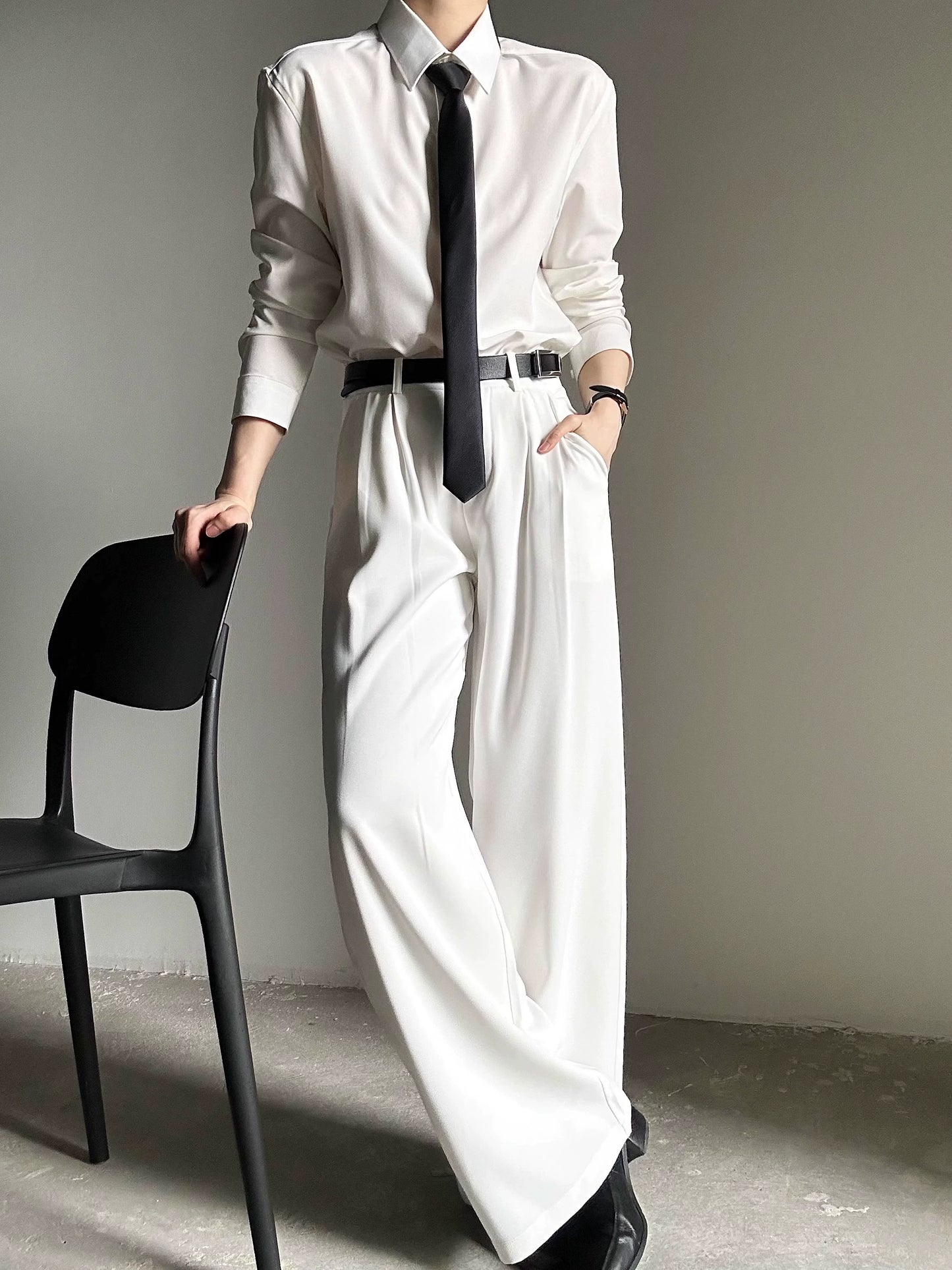 Drape Wide Leg Trousers WN19631