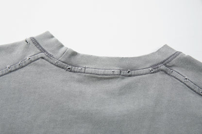 Washed Damage Short Sleeve T-Shirt WN25378