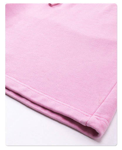 Oversize Washed Short-sleeve-T-shirt & Washed Short Sweatpants Setup WN6633