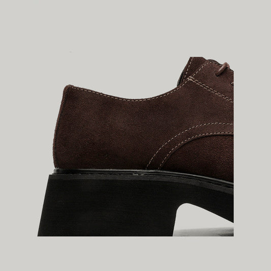 Comfortable Leather Suede Big Toe Shoes WN23408