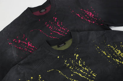 Washed Damage Long Sleeve T-Shirt WN23053