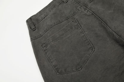 Multi Pocket Studs Wide Leg Cargo Pants WN26136