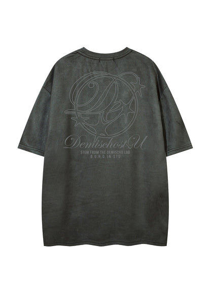 Faded Logo Print Short Sleeve T-Shirt WN25803
