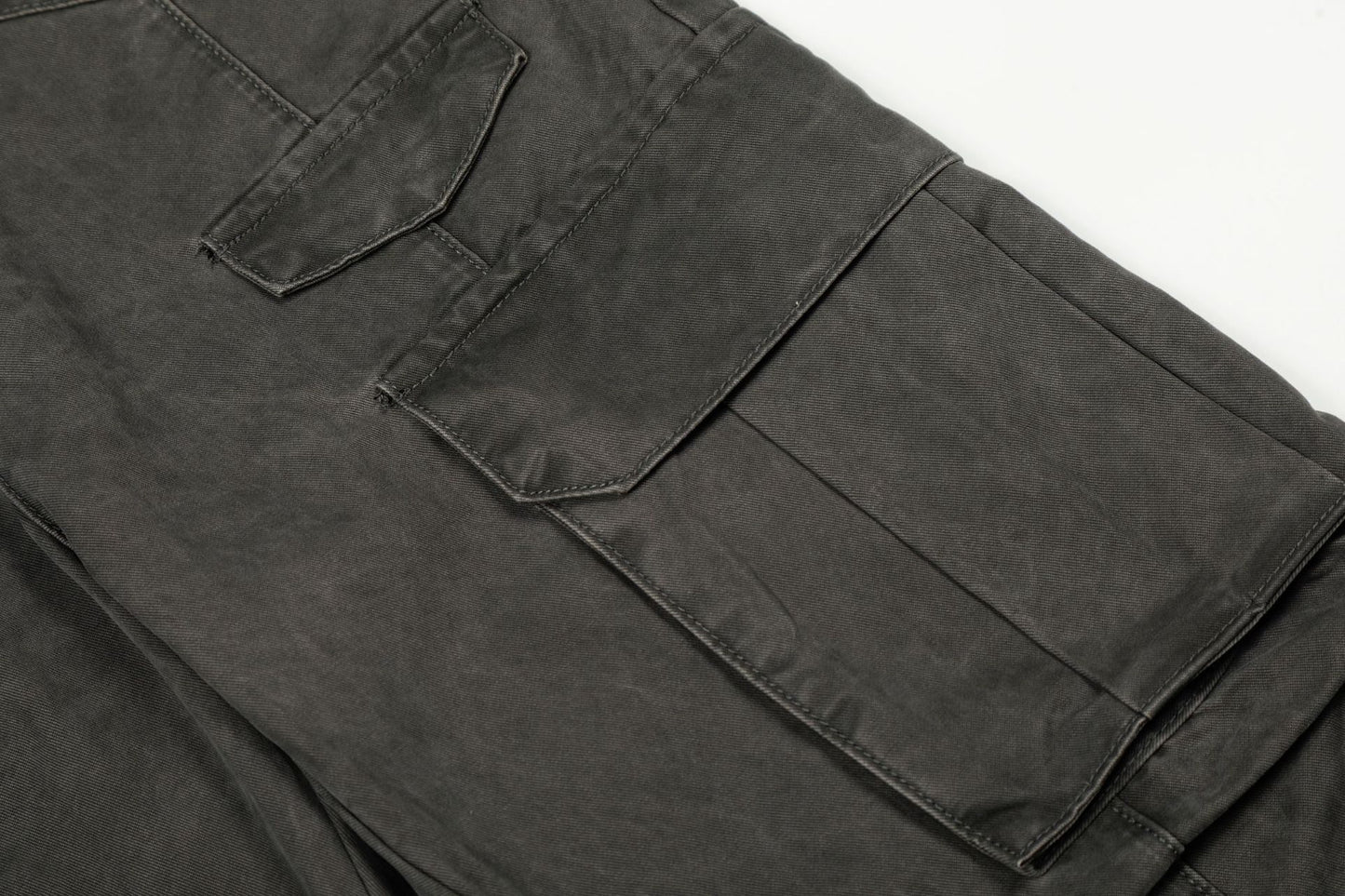 Multi Pocket Studs Wide Leg Cargo Pants WN26136
