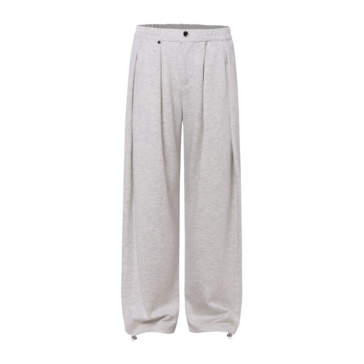 Pleats Draped Straight Sweatpants WN25822