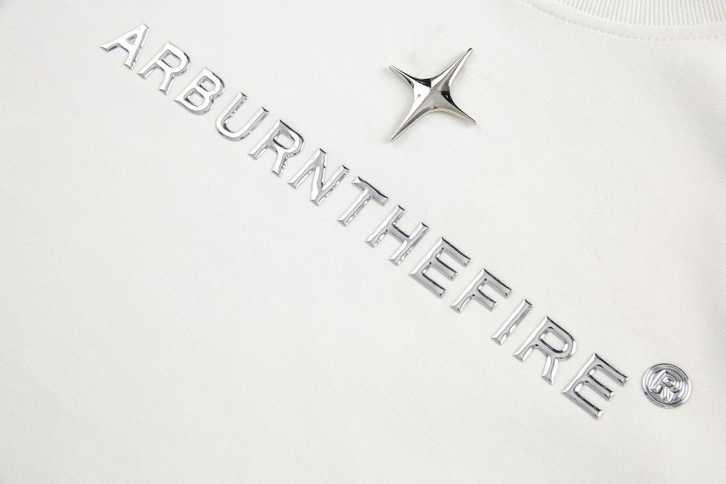 Metal Charm Design Oversize Short Sleeve T-Shirt WN14075