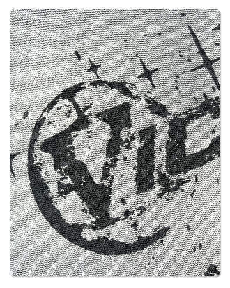 Spray Print Damage Cut0off Pullover Hoodie WN9991