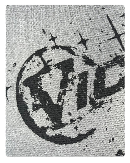 Spray Print Damage Cut0off Pullover Hoodie WN9991