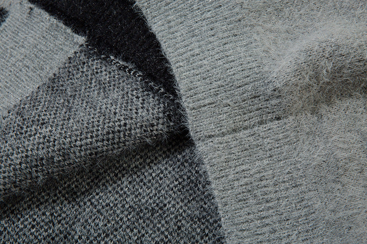 Butterfly Design Oversize Knit Cardigan WN11449