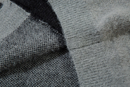 Butterfly Design Oversize Knit Cardigan WN11449