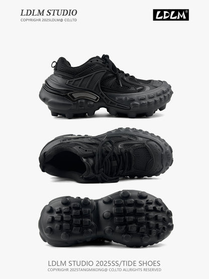 Lightweight Mesh Splicing Thick Sole Sporty Sneakers WN21254