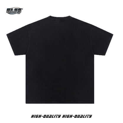 Wrestling Print Graphic Short Sleeve T-Shirt WN26458