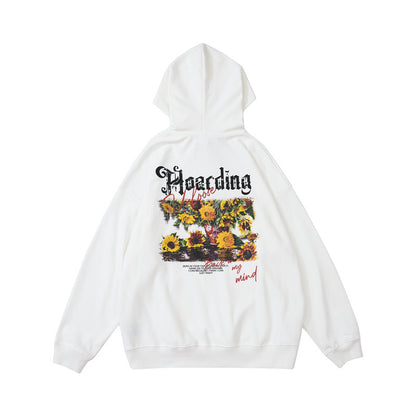 Daisy Print Heavyweight Hoodie WN12596