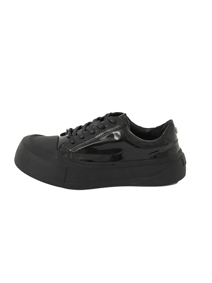 Thick Sole Lace-Up PU Leather Shoes WN21261