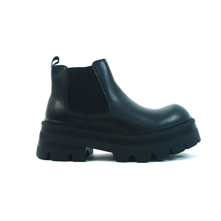 Chunky Sole Leather Chelsea Boots WN20787