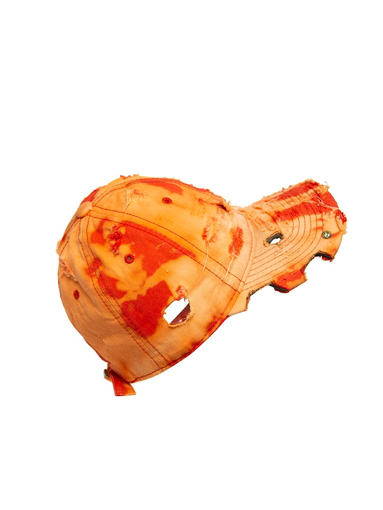 Tie-Dye Damage Curved-Brim Cap WN21098