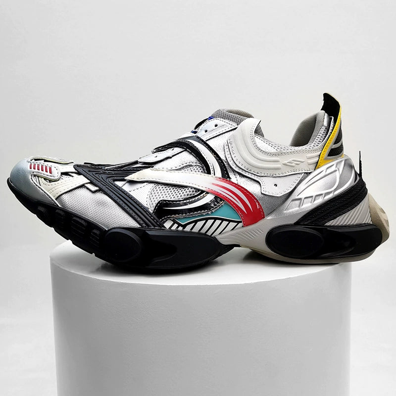 Crocodile-Pattern Thick Sole Sporty Sneakers WN21276