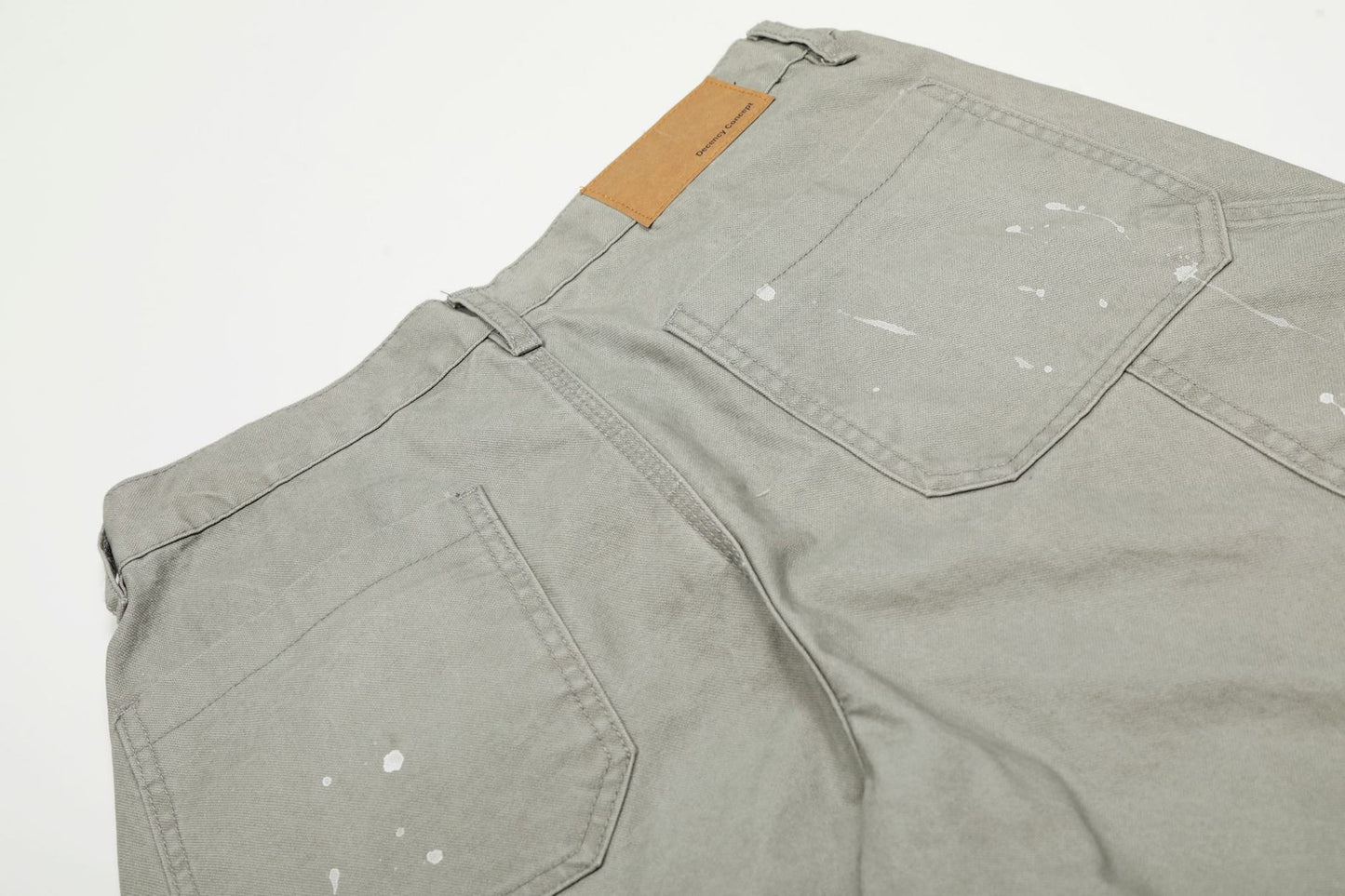 Paint Splatter Panel Wide Leg Pants WN26143