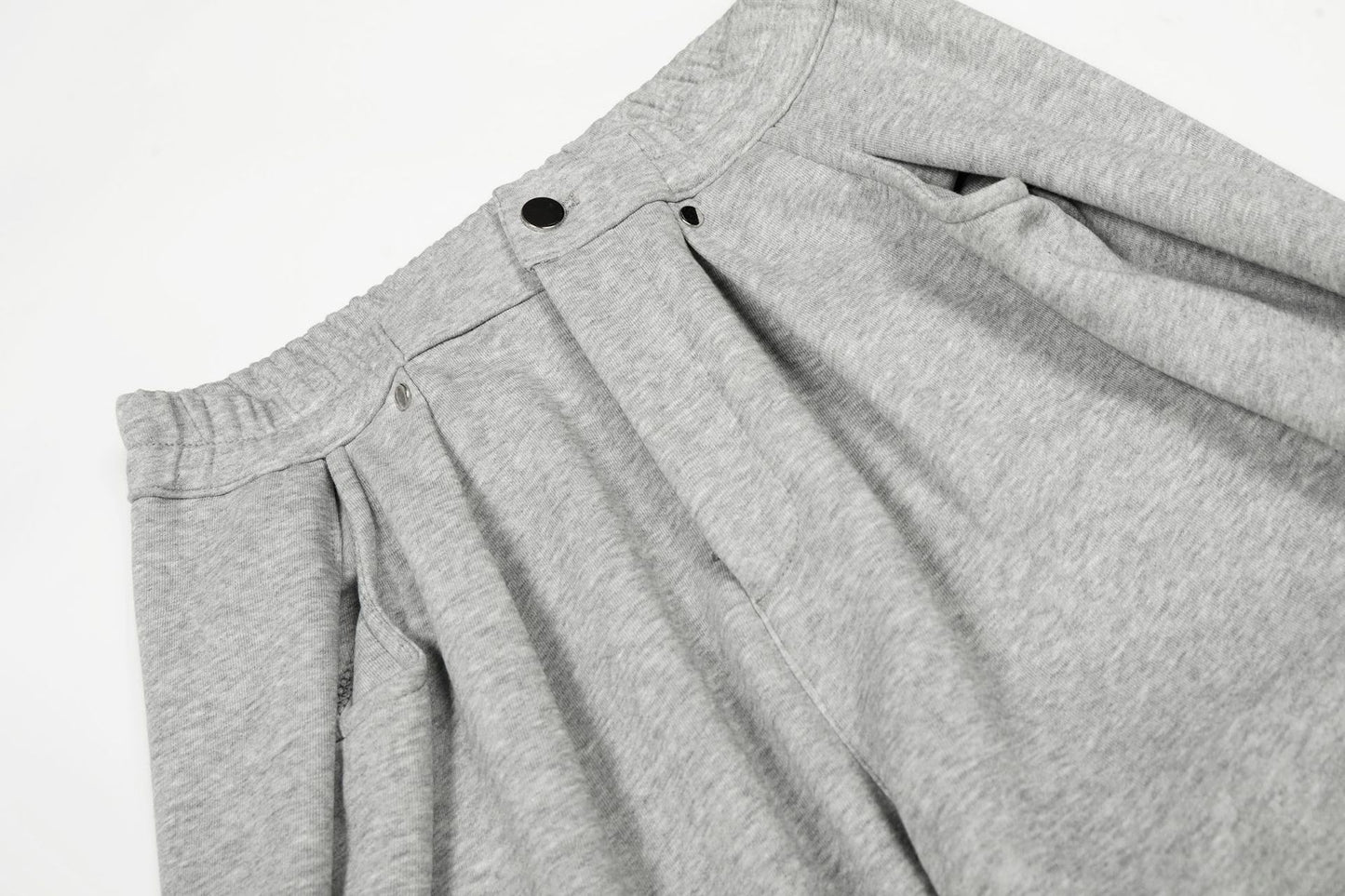 Pleats Wide Leg Sweatpants WN25996