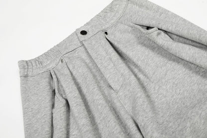 Pleats Wide Leg Sweatpants WN25996