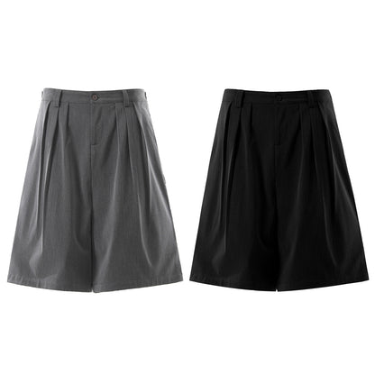 Drape Cropped Half Trousers WN25750