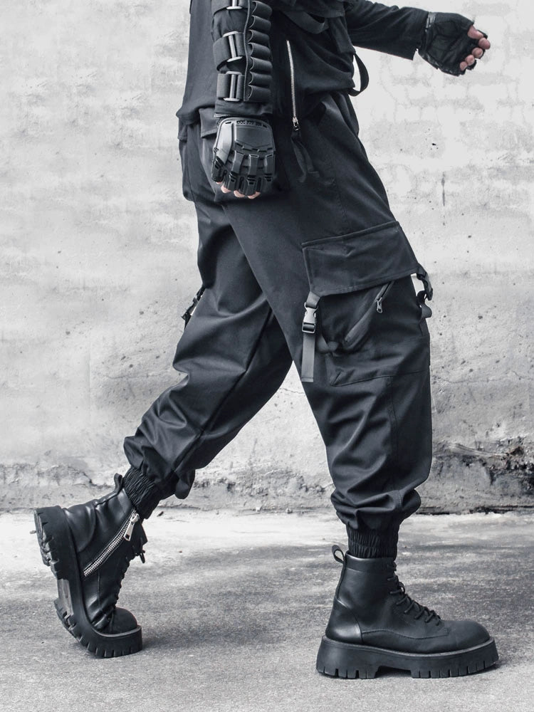 Multi Pocket Drawstring Cargo Pants WN22318