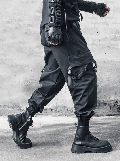 Multi Pocket Drawstring Cargo Pants WN22318