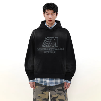 Cleanfit Print Pullover Hoodie WN8347