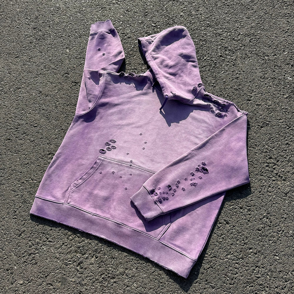 Damage Washed Heavyweight Hoodie WN16700