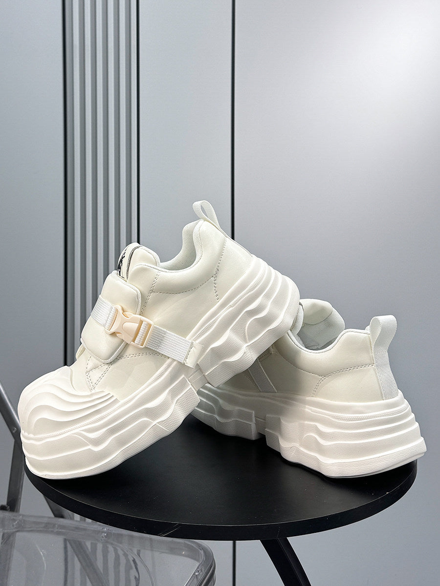 Strap Buckle Chunky Sole Sneakers WN24588