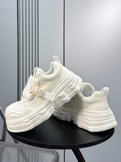 Strap Buckle Chunky Sole Sneakers WN24588