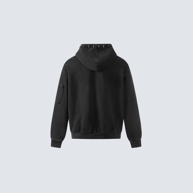 Studs Zipper Hodie WN28033
