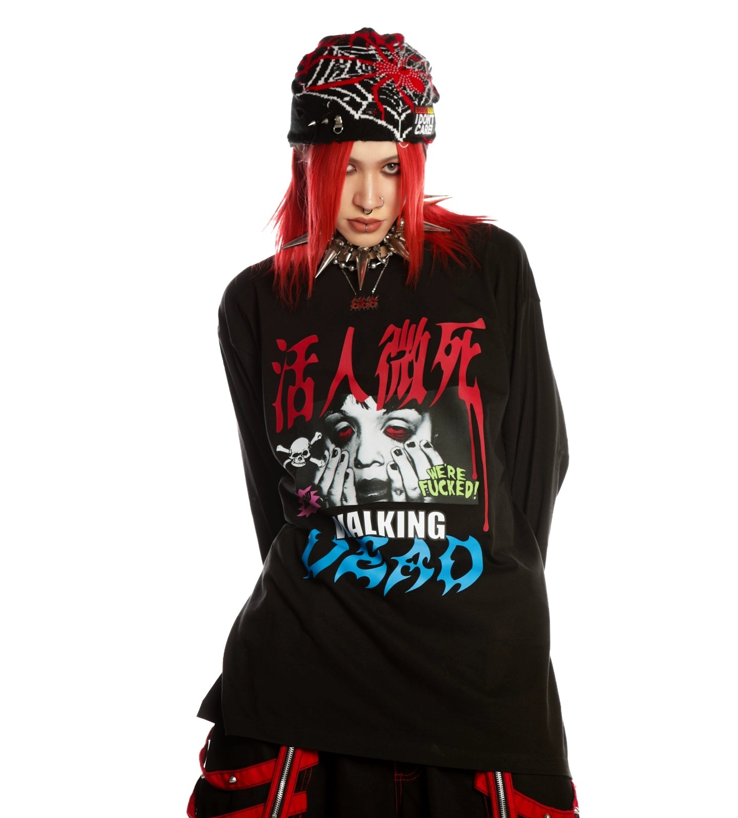 Letter Print Long Sleeve T-Shirt WN22253