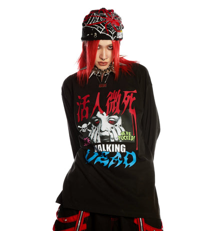 Letter Print Long Sleeve T-Shirt WN22253