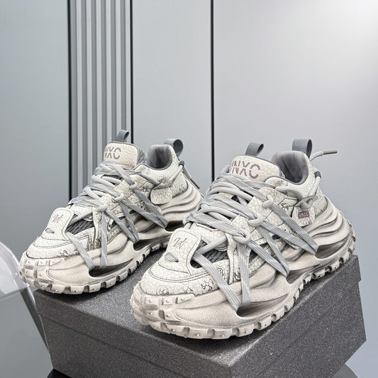 Mesh Rope Lace Air Sole Sneakers WN24705