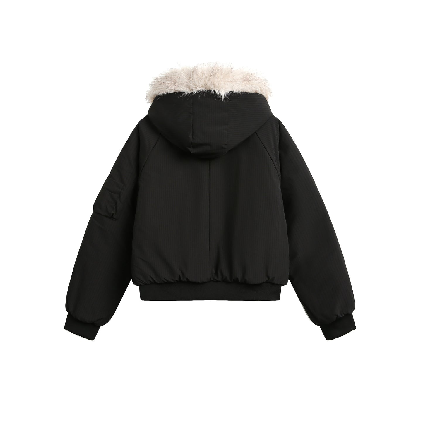 Thickened Fur Collar Short Puffer Jacket WN11367