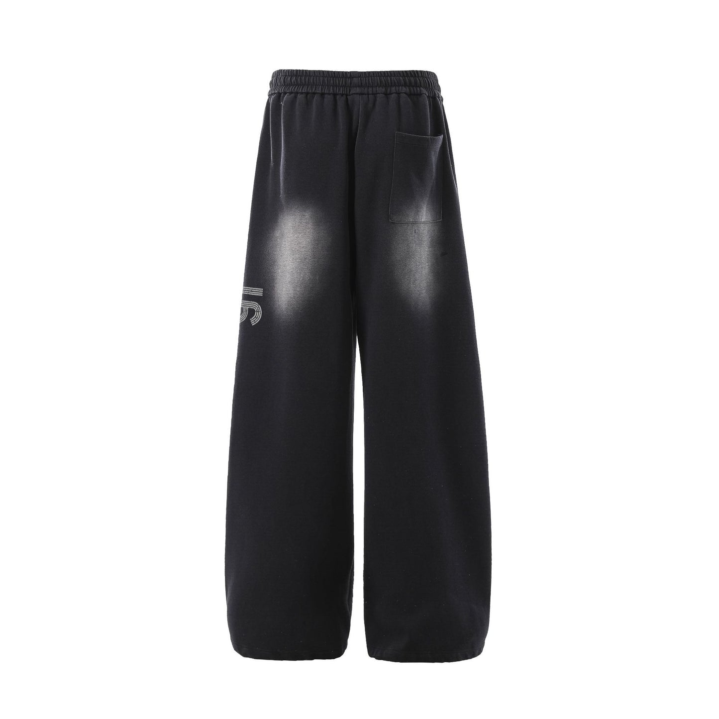 Wash Draped Wide Leg Sweatpants WN25844