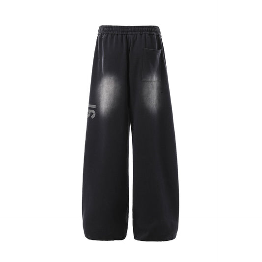 Wash Draped Wide Leg Sweatpants WN25844