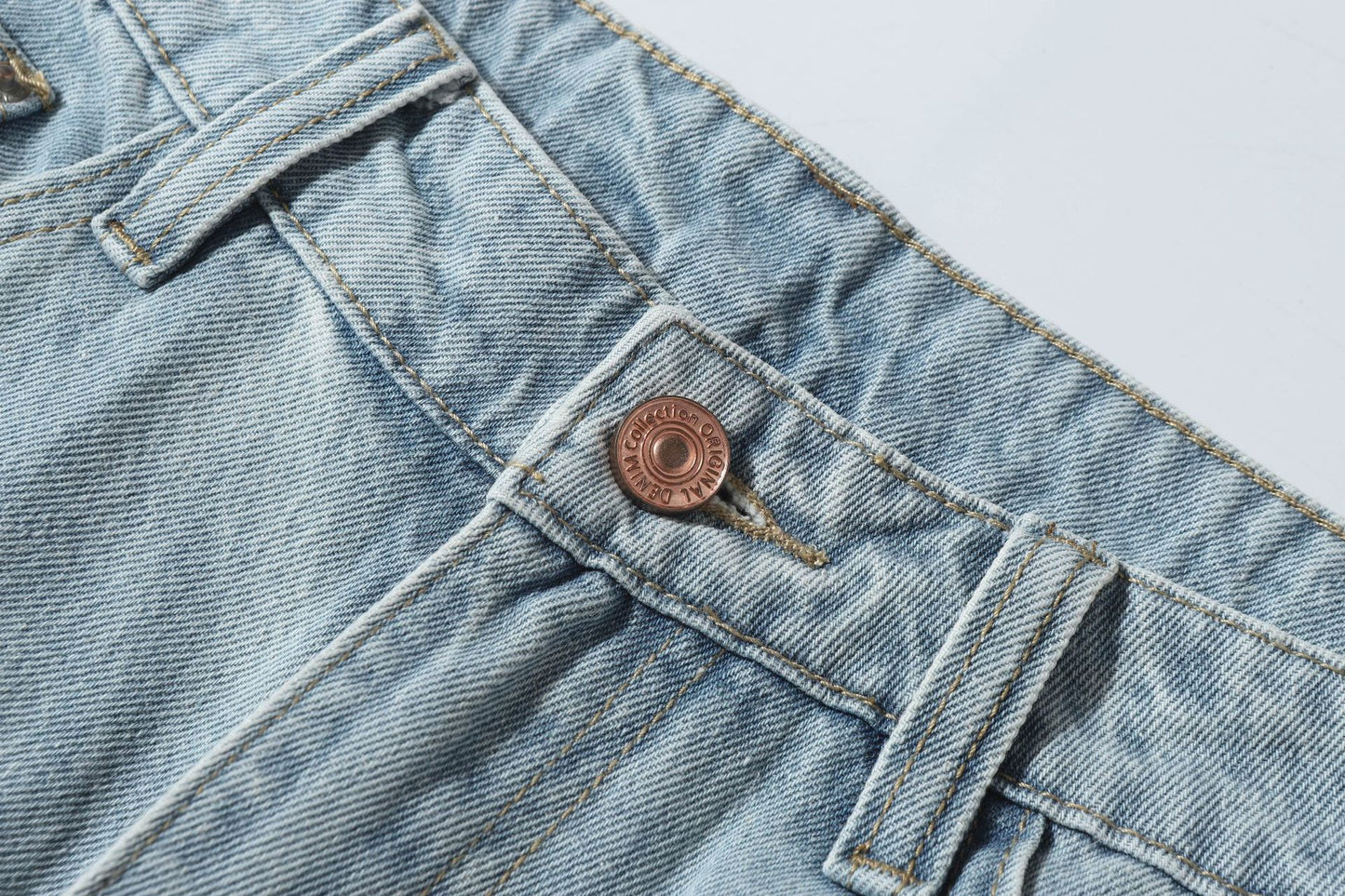Washed Multi-Pocket Denim Half Pants WN26168