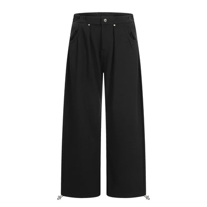 Pleats Wide Leg Sweatpants WN25996